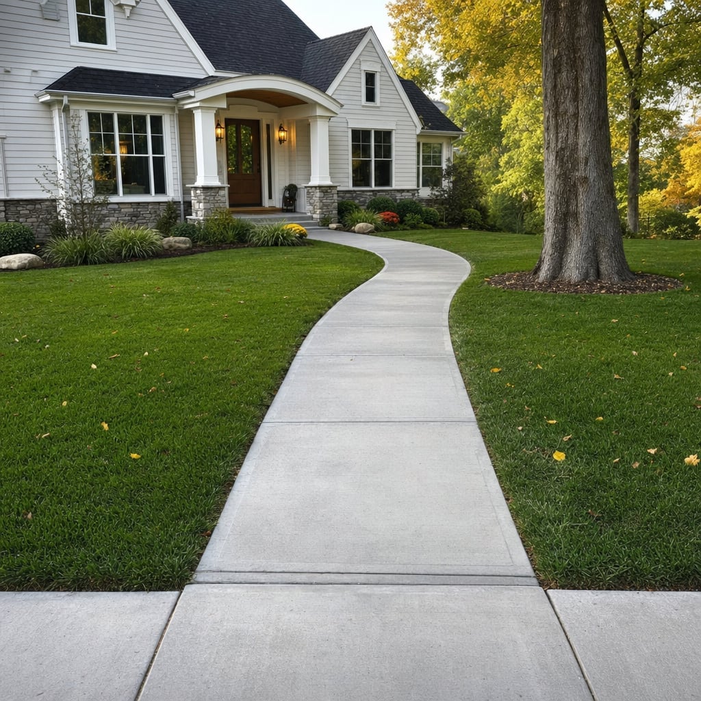 Concrete Sidewalks & Walkways