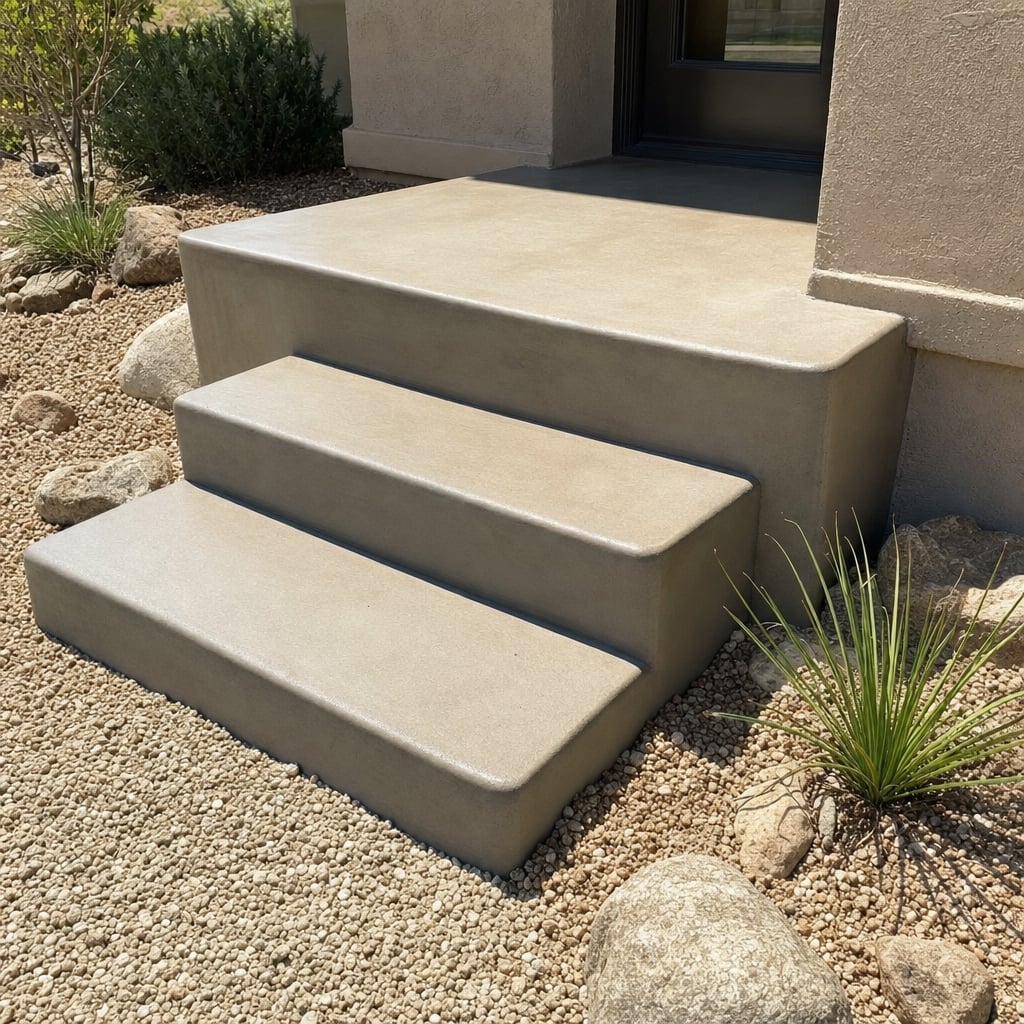 concrete steps project in Bakersfield