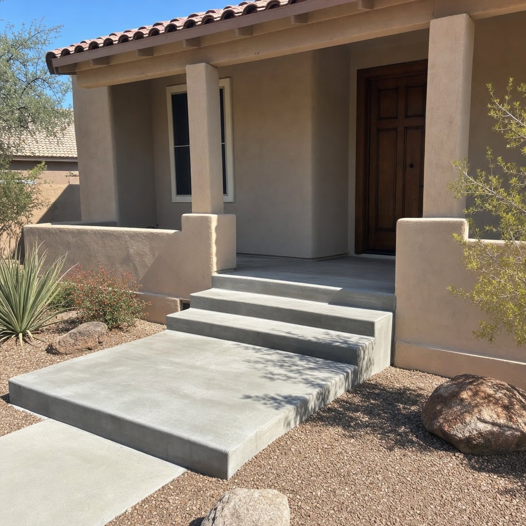 concrete steps project in Fort Collins
