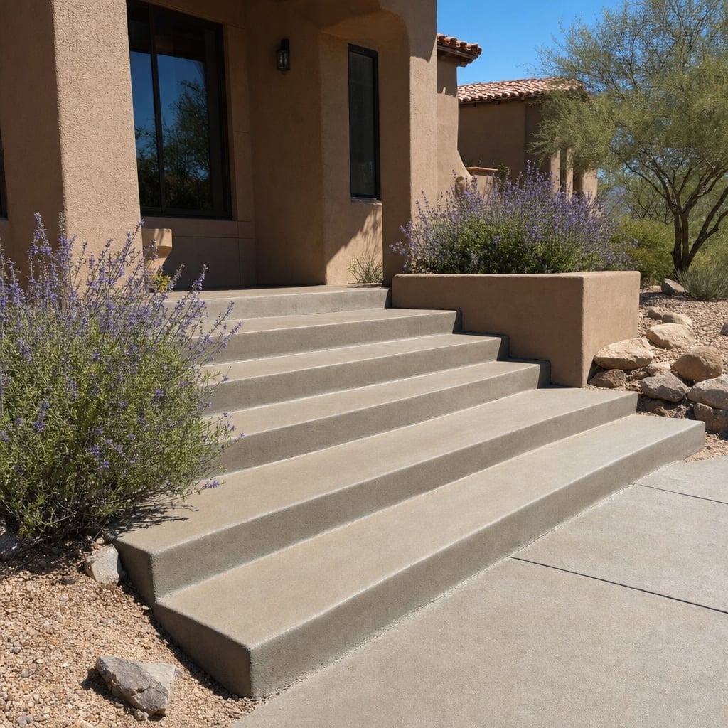 concrete steps project in Riverside