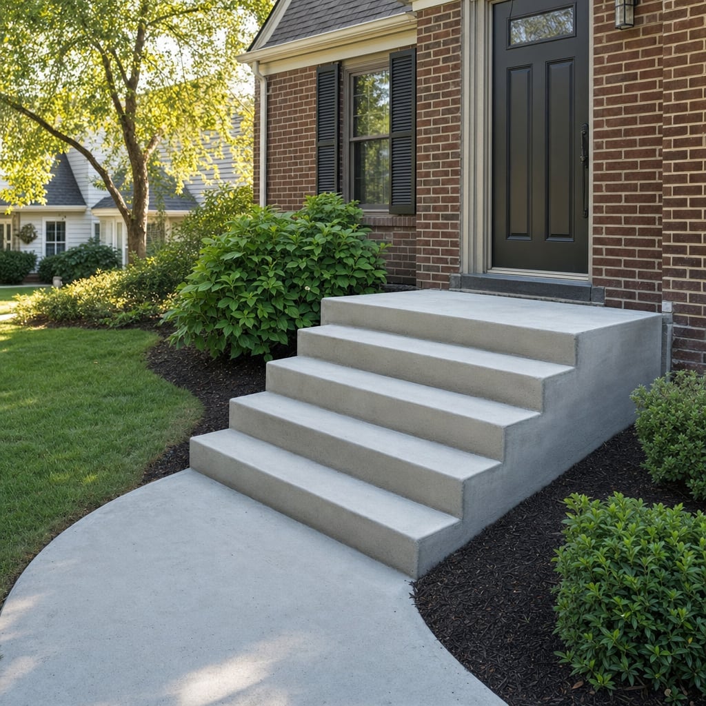 concrete steps project in Washington