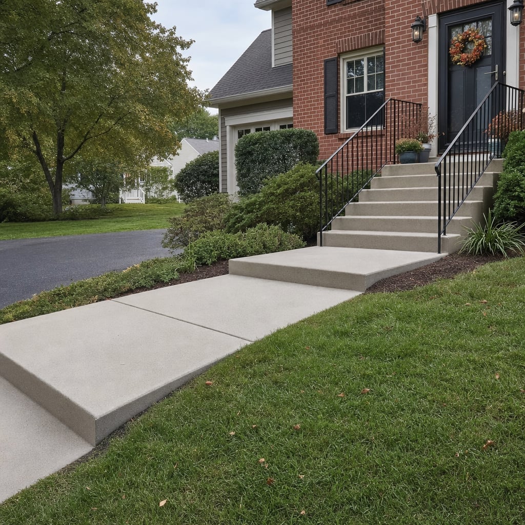 concrete steps project in Washington