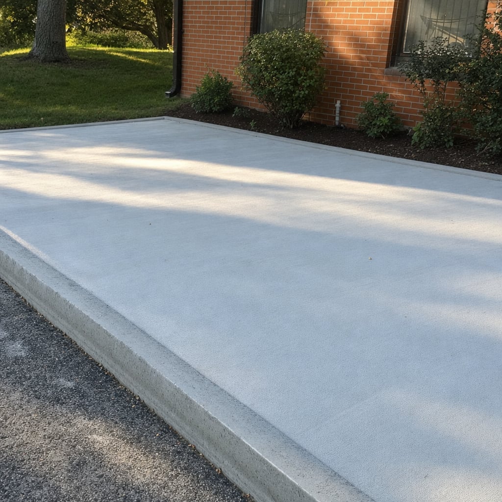 dumpster pad project in Washington