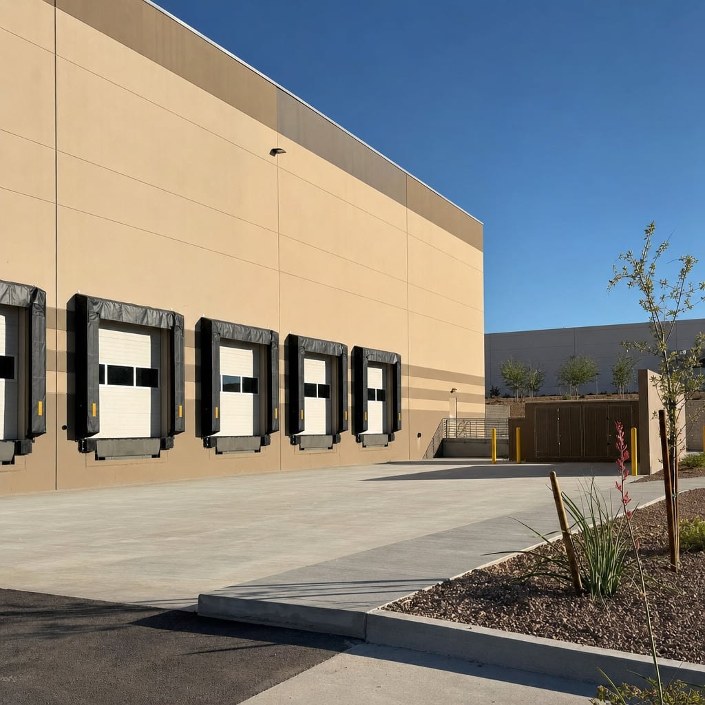 concrete loading dock project in Fremont