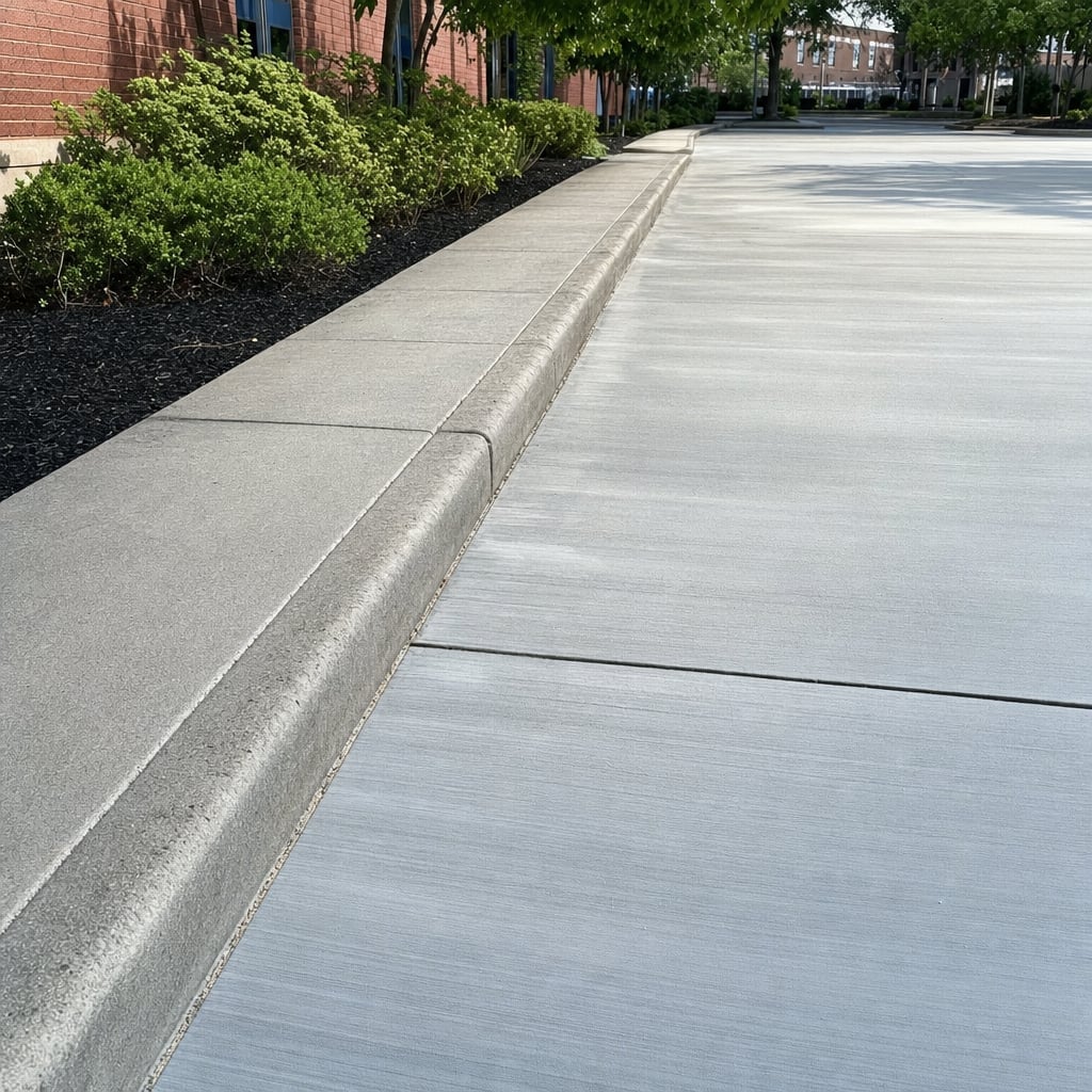 concrete parking lot project in Washington
