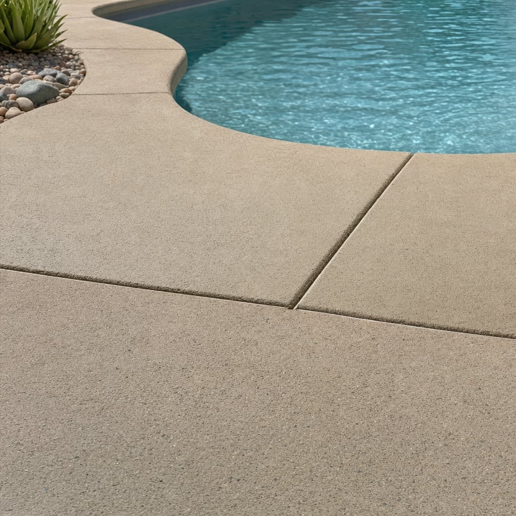 concrete pool deck project in Bakersfield