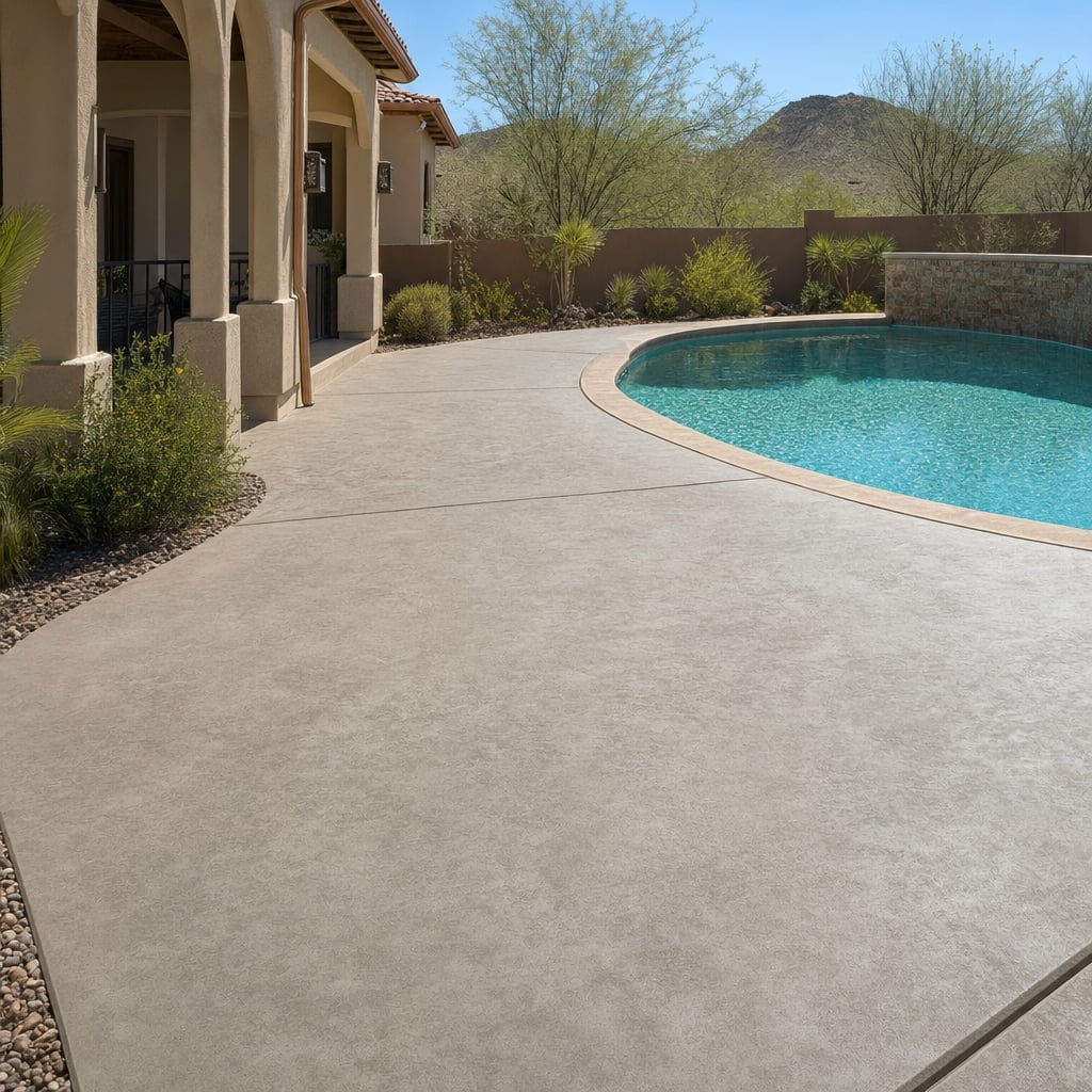 concrete pool deck project in Riverside