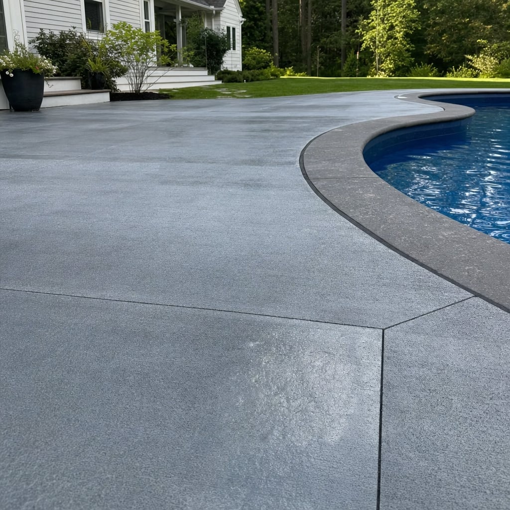 concrete pool deck project in Washington