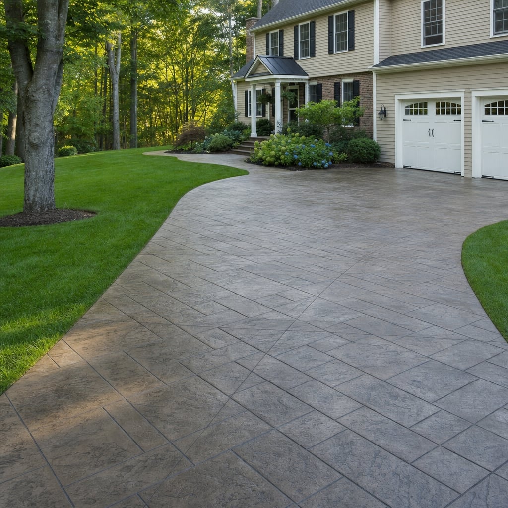 Stamped Concrete Patios & Driveways