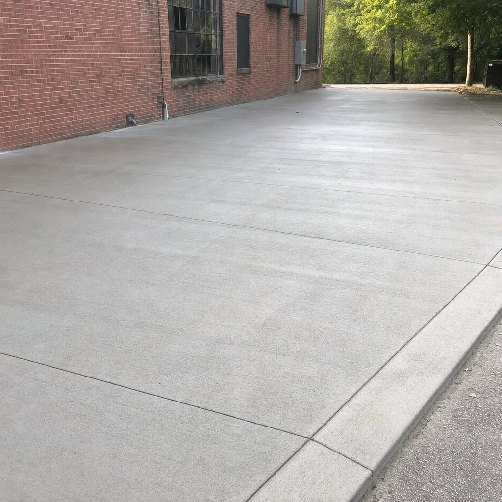 industrial concrete floor project in Washington