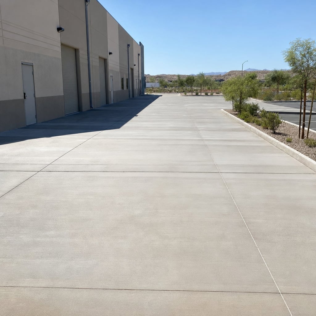 industrial concrete floor project in Westminster