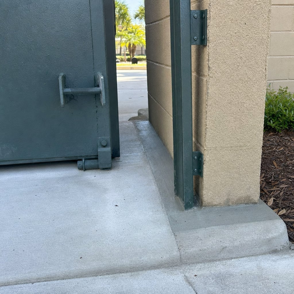 dumpster welding repair project in Orlando