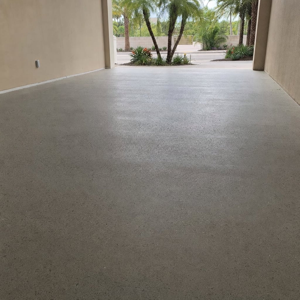 epoxy floor prep project in Melbourne