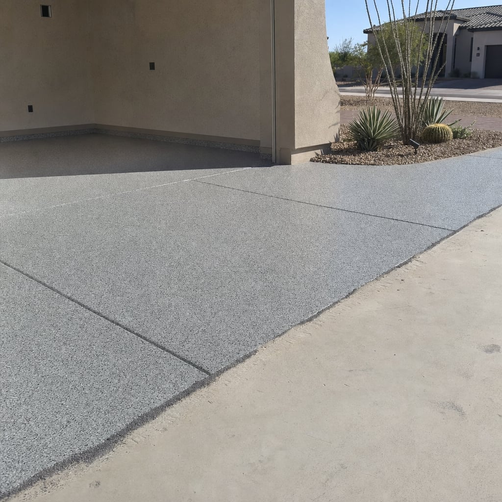 commercial epoxy flooring project in Sacramento