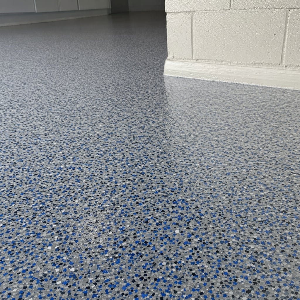 epoxy basement floor project in Fort Myers
