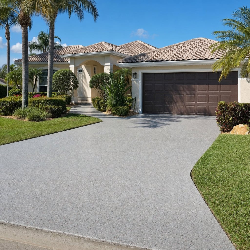 epoxy basement floor project in Ocala