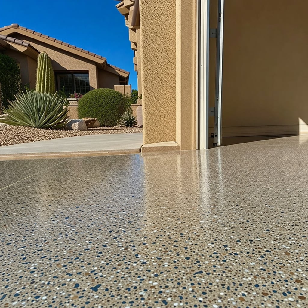 epoxy basement floor project in Sacramento