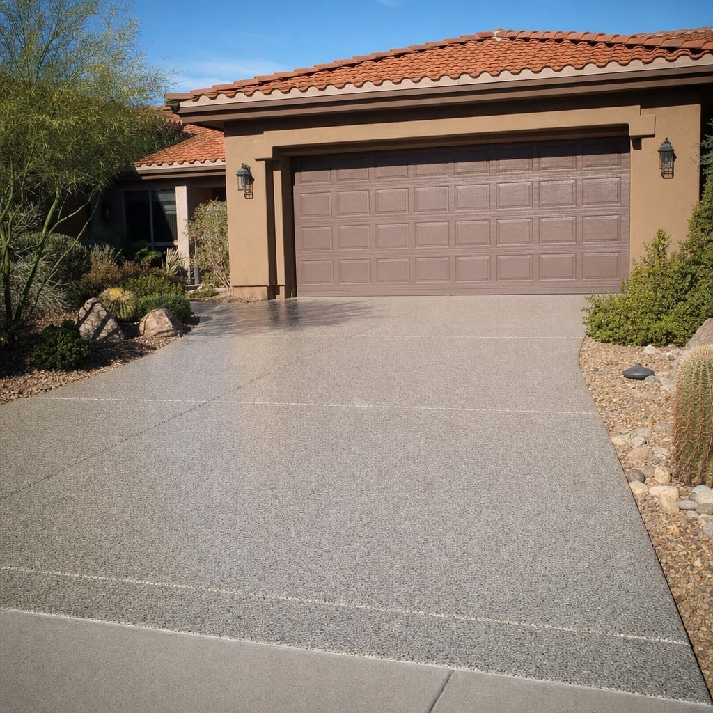 epoxy garage floor project in Sacramento