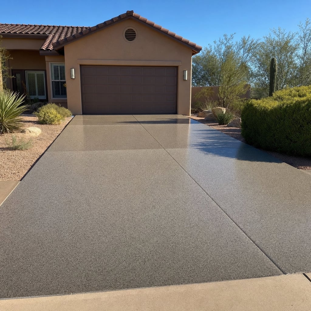epoxy garage floor project in Sacramento