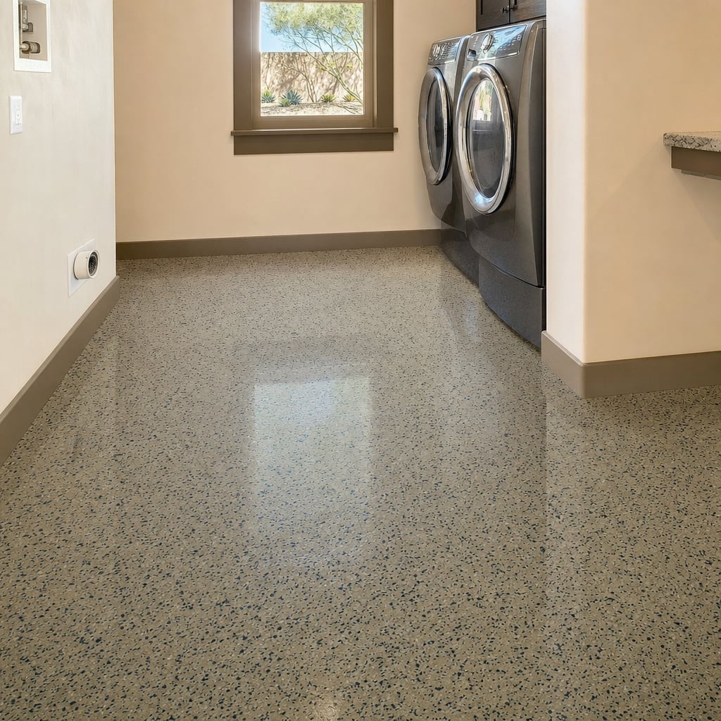 Epoxy Laundry Room Floor Installation & Repair