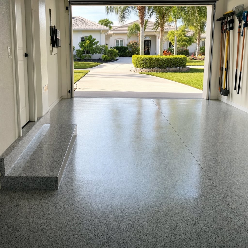 Epoxy Mudroom and Entryway Floor Installation & Repair