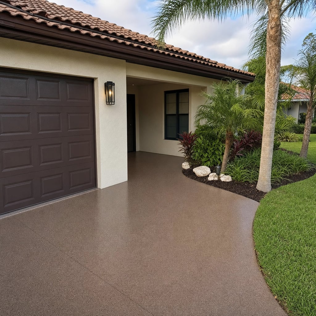 epoxy mudroom floor project in Ocala