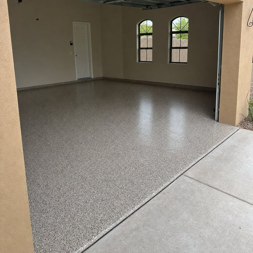 Flake Epoxy Flooring Installation & Repair