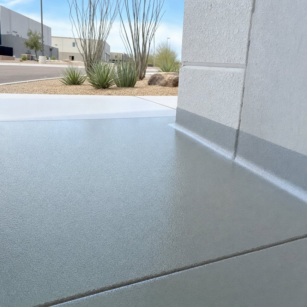 industrial epoxy flooring project in Sacramento