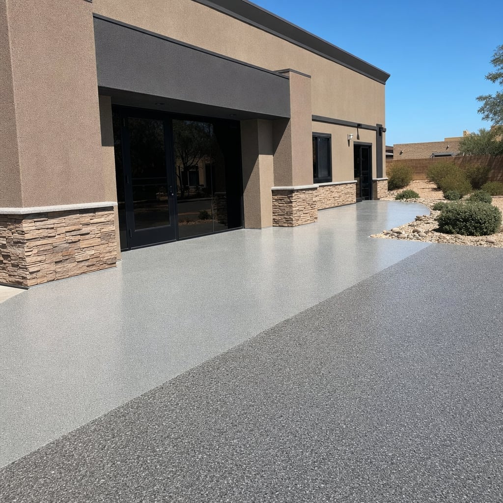 medical epoxy flooring project in Sacramento