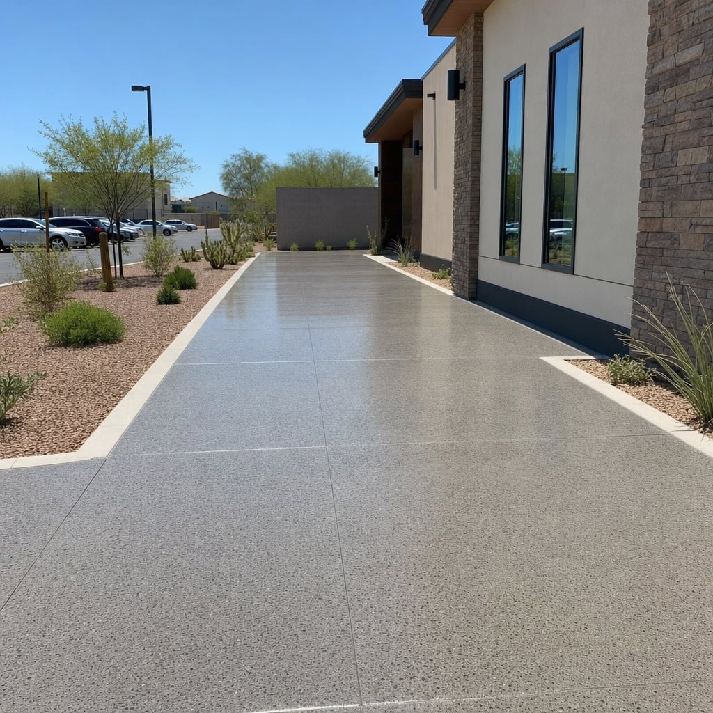 medical epoxy flooring project in Sacramento