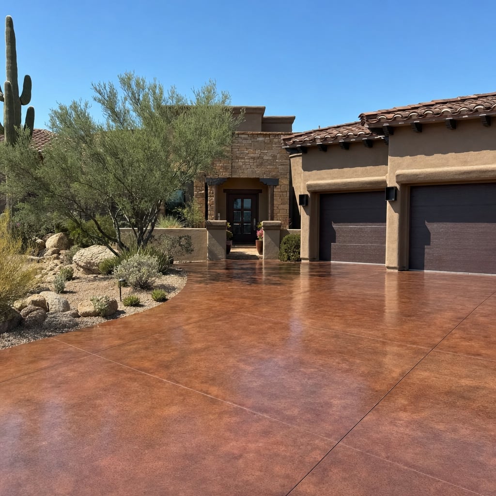 metallic epoxy flooring project in Sacramento