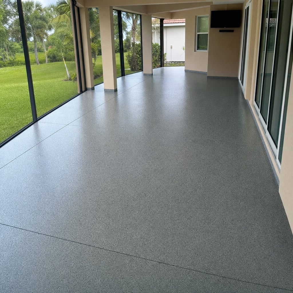 Patio and Porch Epoxy Floor Installation & Repair