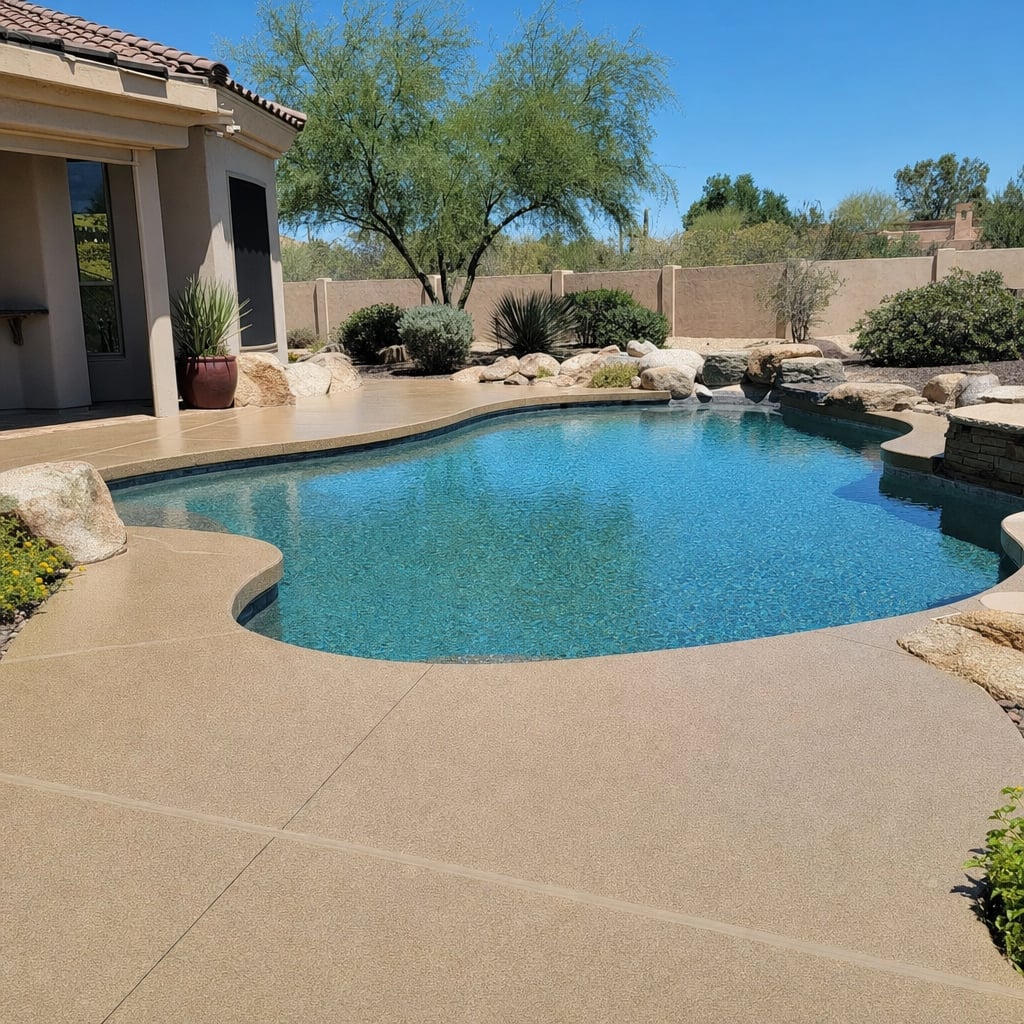Pool Deck Epoxy Coating Installation & Repair