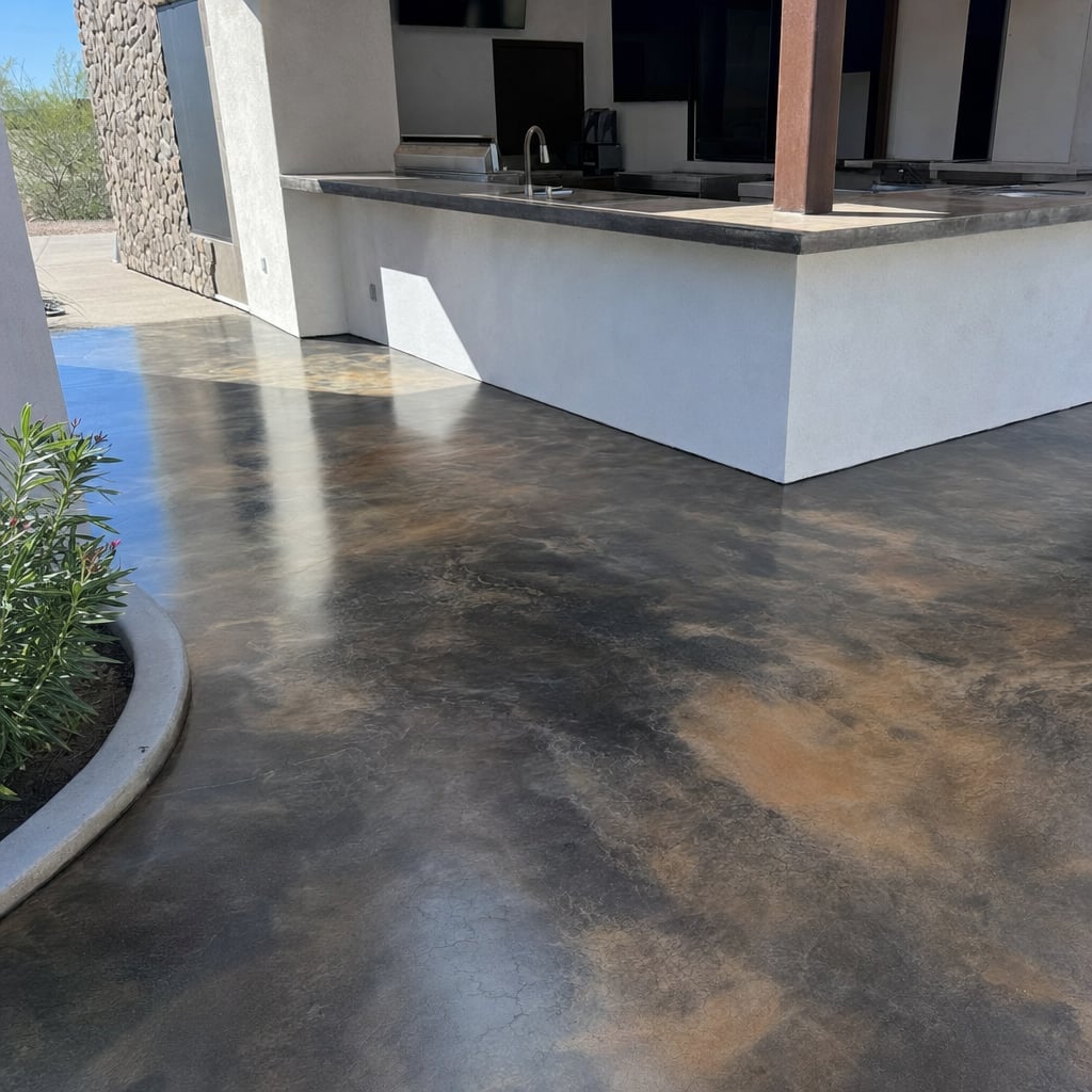 restaurant epoxy flooring project in Sacramento