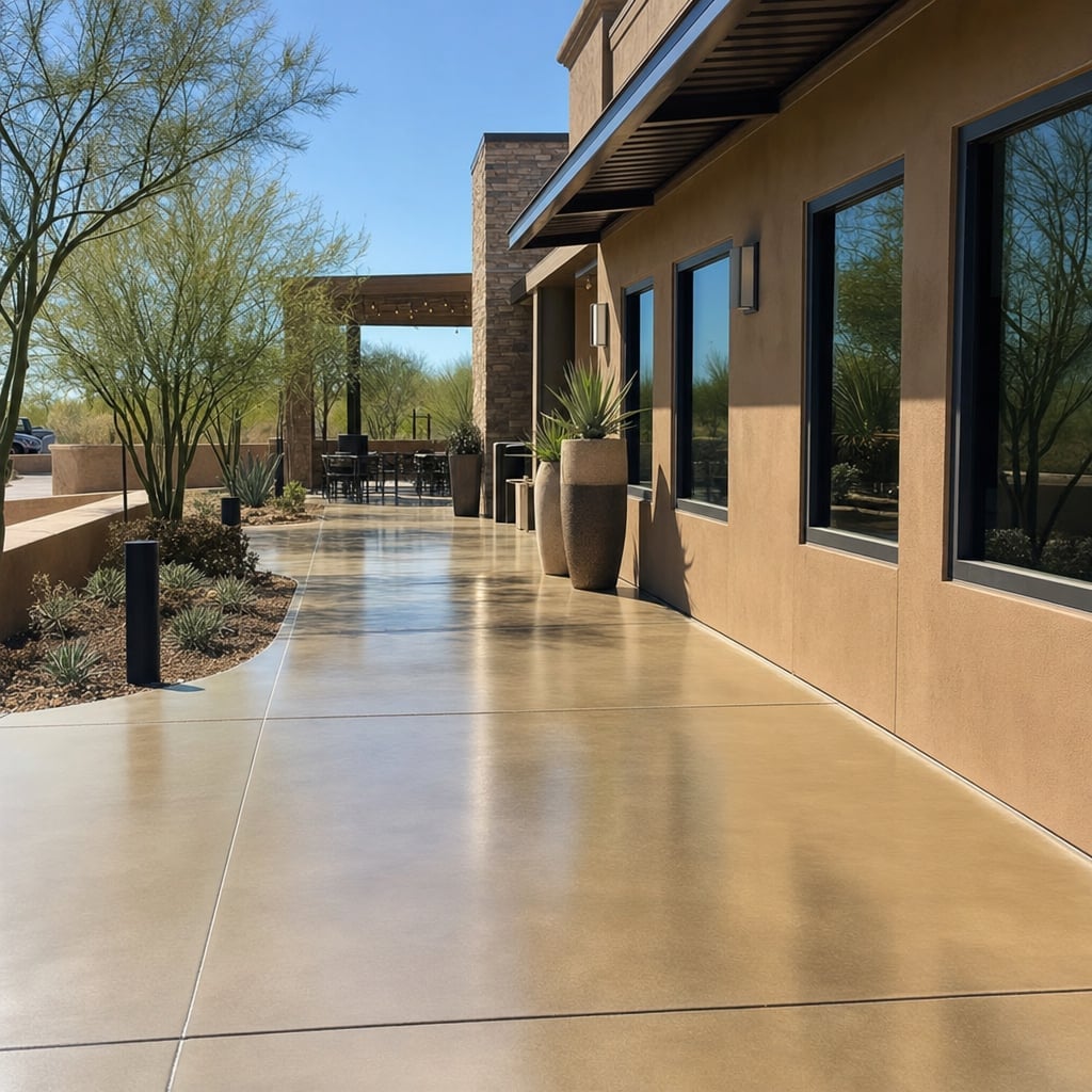 restaurant epoxy flooring project in Sacramento