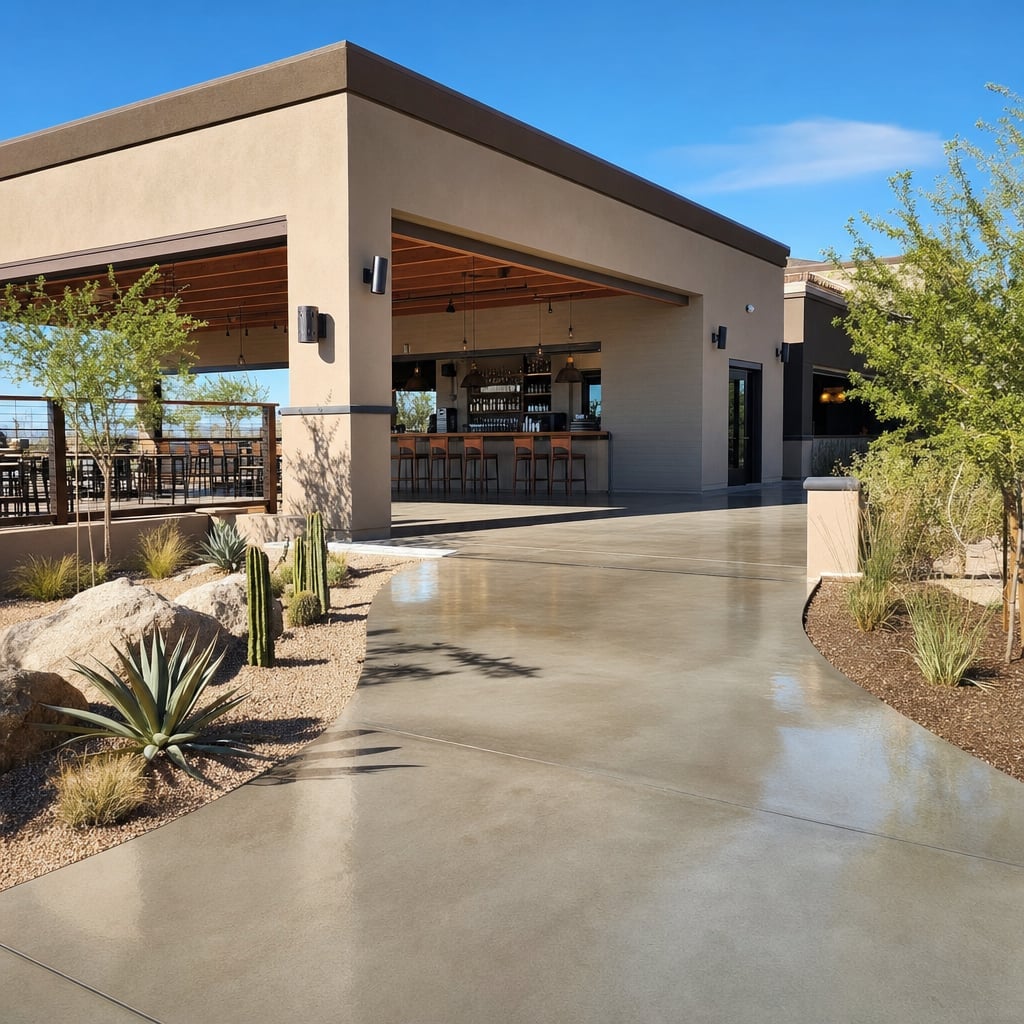 restaurant epoxy flooring project in Sacramento