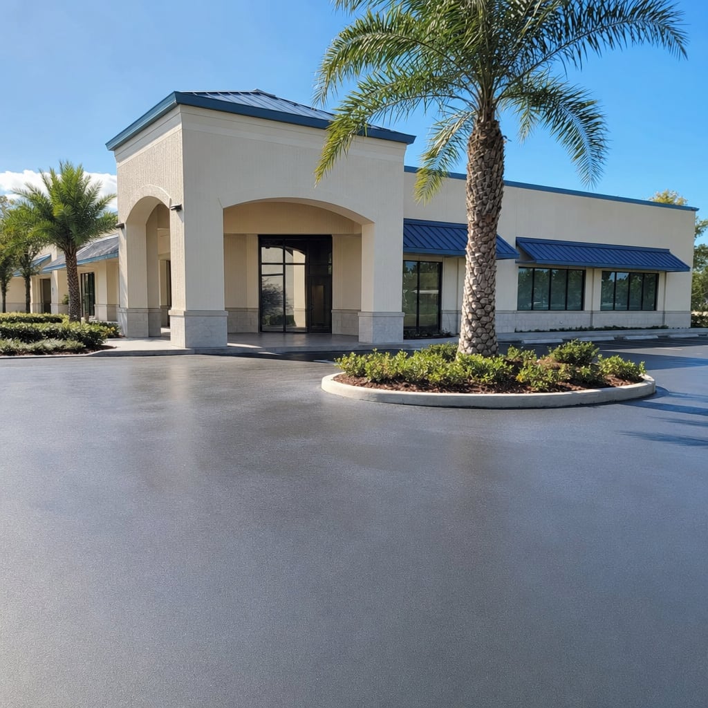 retail epoxy flooring project in Clermont