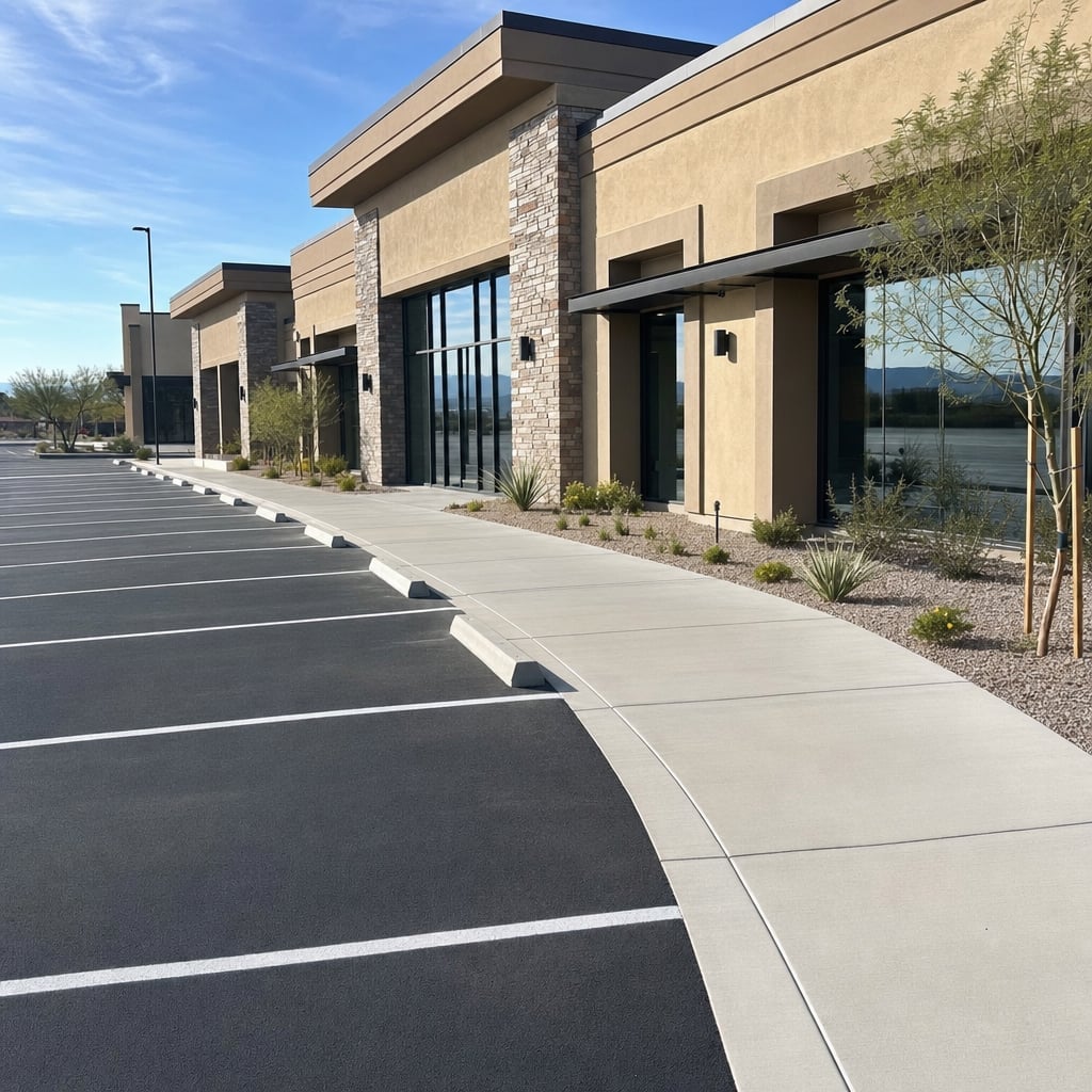 retail epoxy flooring project in Sacramento