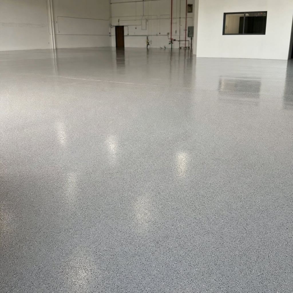 warehouse epoxy flooring project in Sacramento