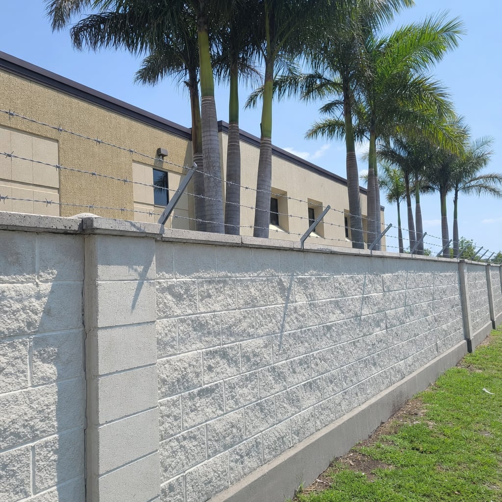 barbed wire fence project in Mobile
