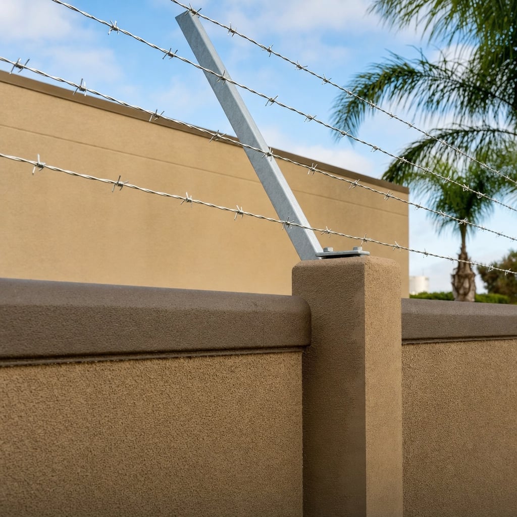 barbed wire fence project in Mobile