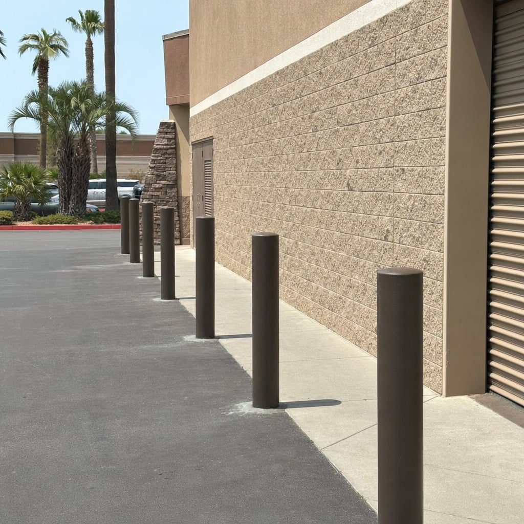 bollard posts project in Mobile