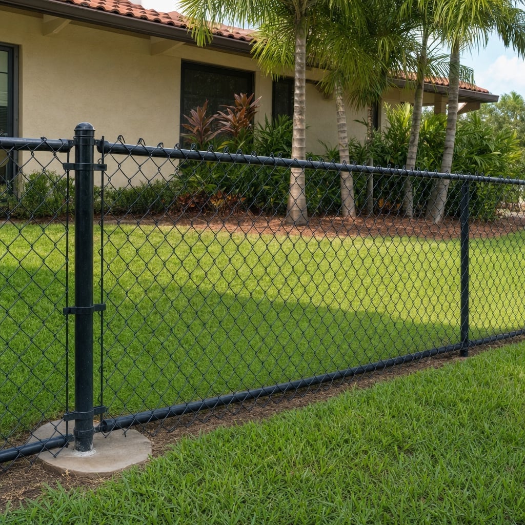 chain link fence project in Mobile