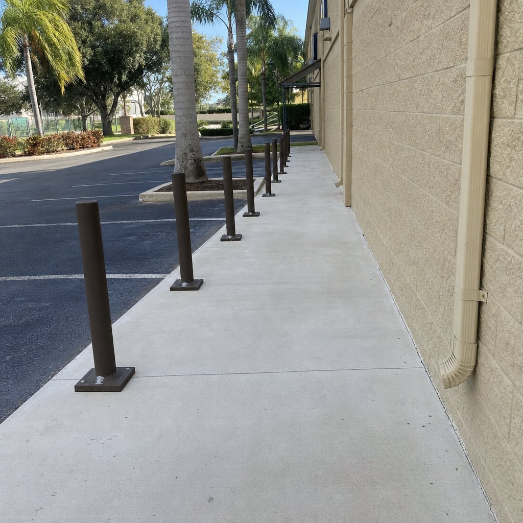 temporary fence project in Mobile