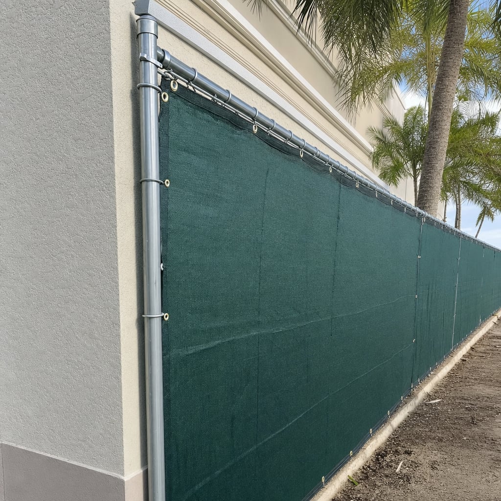 temporary fence project in Mobile