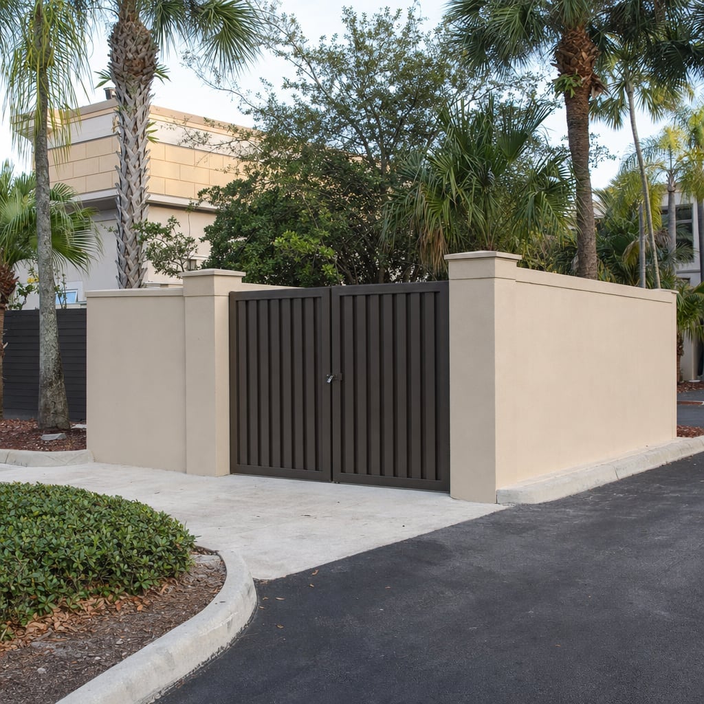 dumpster enclosure project in Mobile