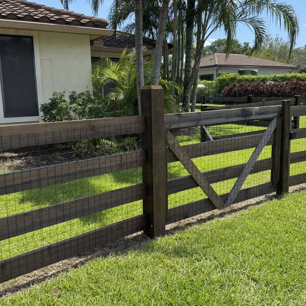 farm fence project in Mobile
