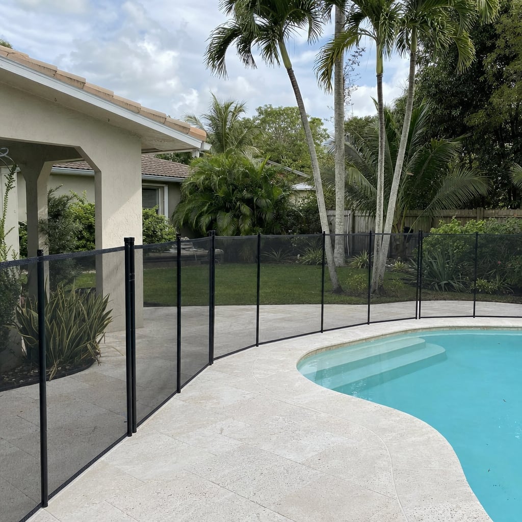 pool fence project in Mobile