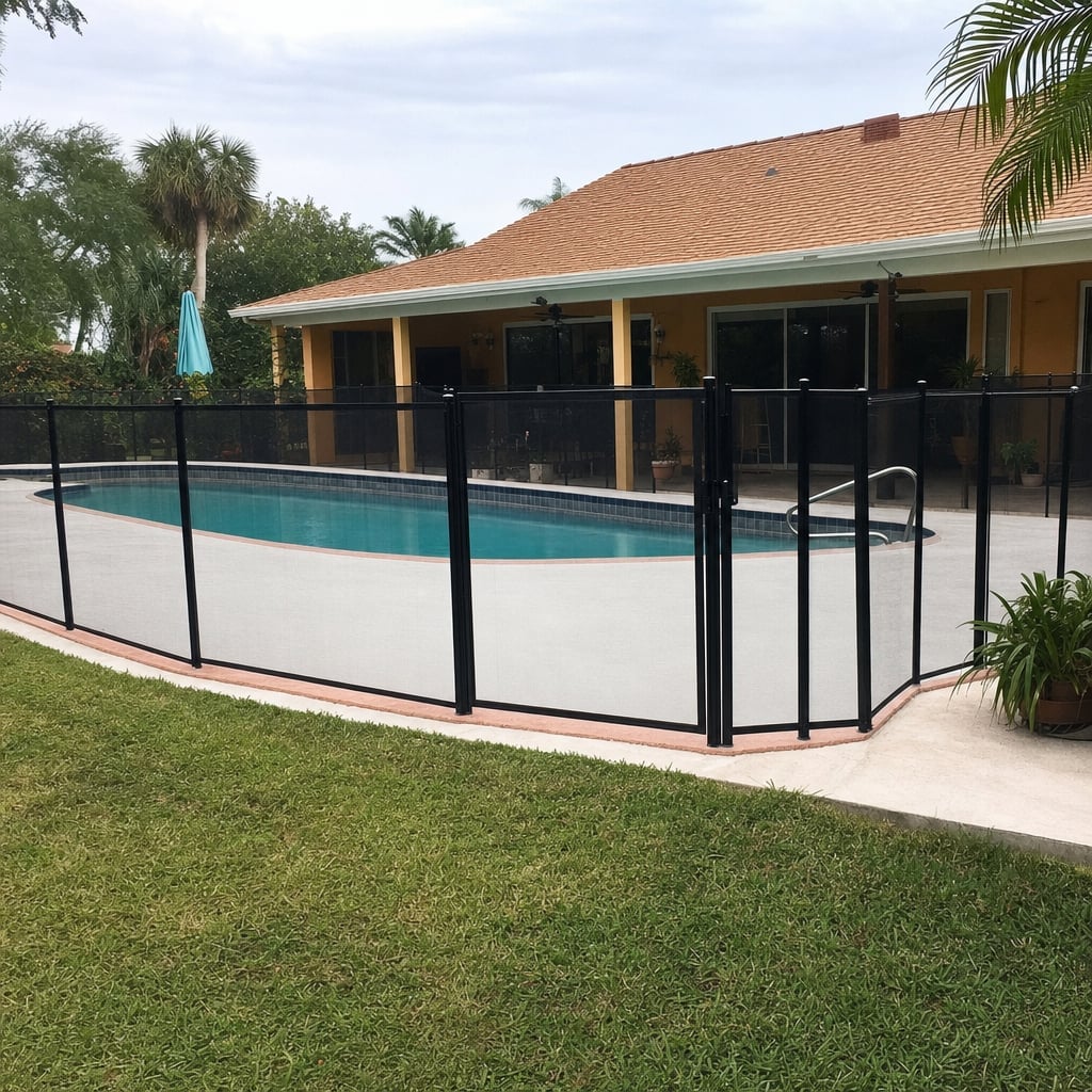 pool fence project in Mobile