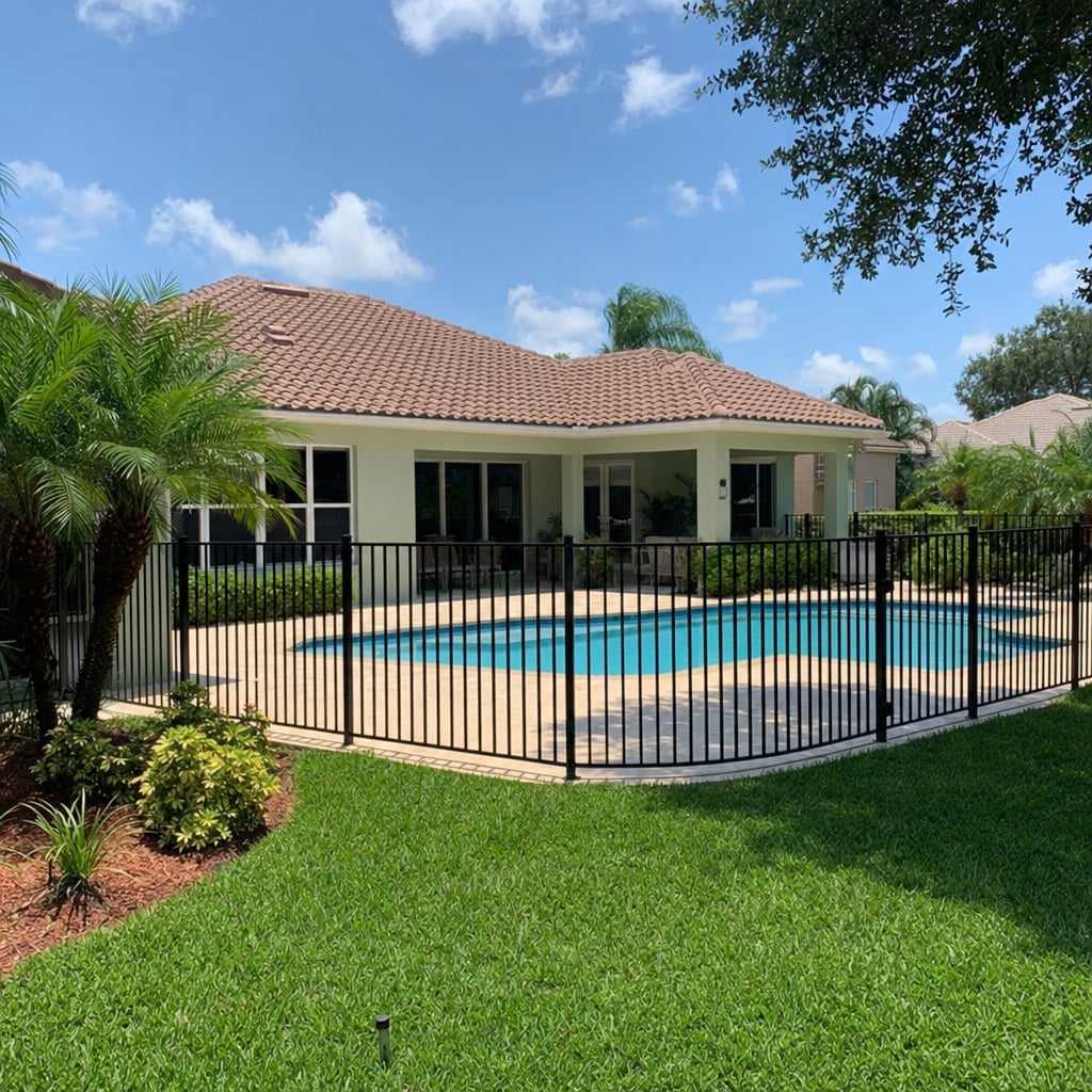 pool fence project in Mobile